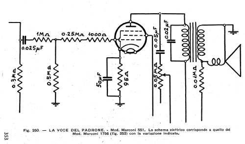 Marconi 551; La Voce del Padrone; (ID = 2577026) Radio