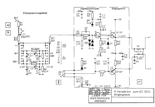 4-Strahl-Oszilloskop EO 1014; Labor für (ID = 145821) Equipment