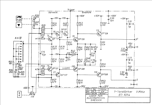 4-Strahl-Oszilloskop EO 1014; Labor für (ID = 145823) Equipment