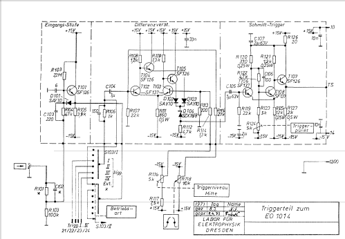 4-Strahl-Oszilloskop EO 1014; Labor für (ID = 145826) Equipment