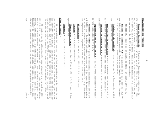 Generador RF de Servicio GR-60; LME Laboratorio de (ID = 1103786) Ausrüstung