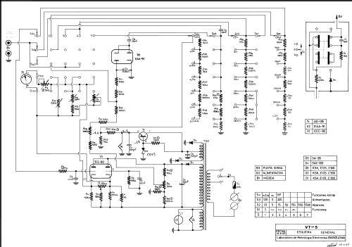 Voltímetro Electrónico VT-5; LME Laboratorio de (ID = 755084) Equipment