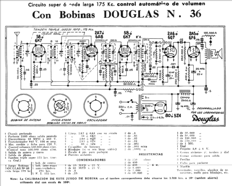 36 - Super 6 - AC only; Laboratorios Douglas (ID = 923952) Kit