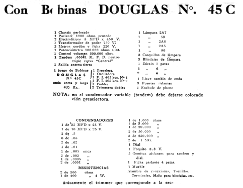 45C; Laboratorios Douglas (ID = 915578) Kit