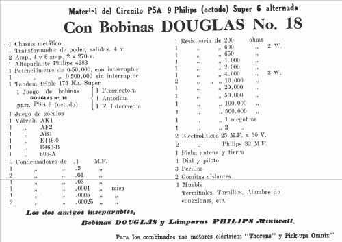 PSA 9 18; Laboratorios Douglas (ID = 923320) Kit