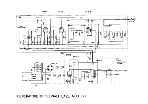 Generatore AM-FM 671; LAEL, Laboratori (ID = 1512565) Equipment