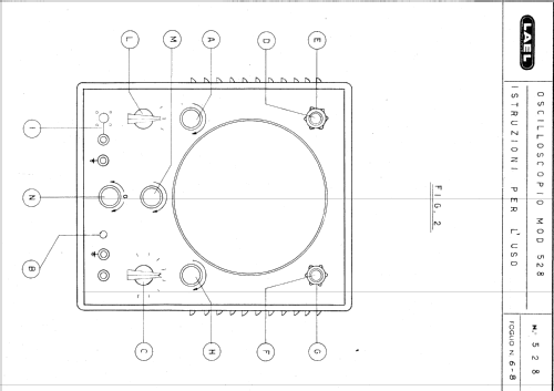 Oscilloscopio 528; LAEL, Laboratori (ID = 663241) Equipment