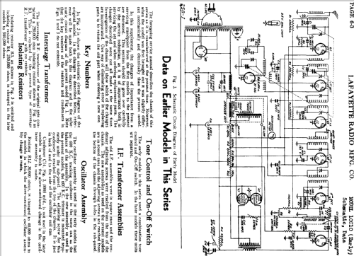 10-C, 10 Tube Duo-Symphonic ; Lafayette Radio & TV (ID = 656757) Radio