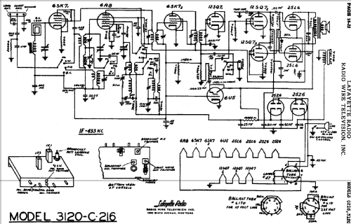 3120; Lafayette Radio & TV (ID = 661897) Radio