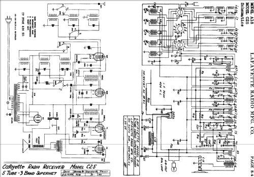 A-18 ; Lafayette Radio & TV (ID = 657197) Radio