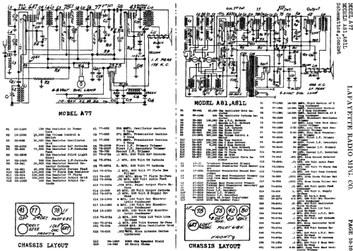 A-77 Leader; Lafayette Radio & TV (ID = 658428) Radio