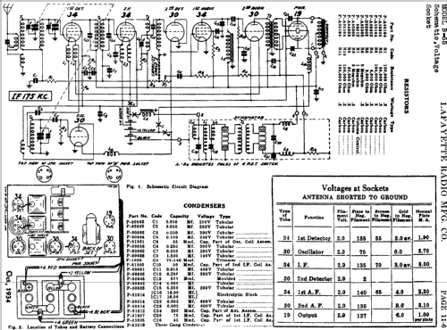 B-65 ; Lafayette Radio & TV (ID = 658504) Radio