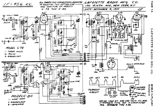 C-79 American; Lafayette Radio & TV (ID = 657183) Radio