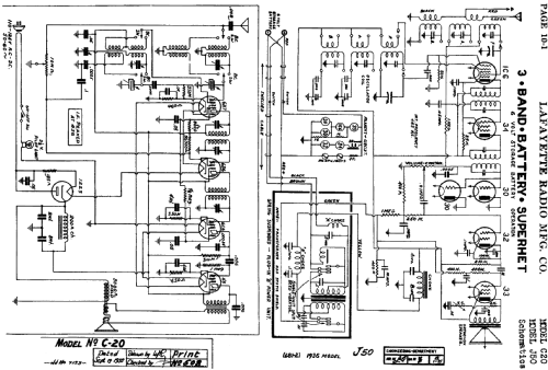 J-50 6 Volt Receiver; Lafayette Radio & TV (ID = 658495) Radio