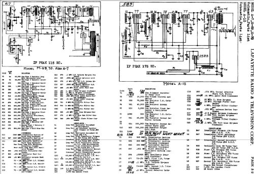 M-70 ; Lafayette Radio & TV (ID = 655972) Radio