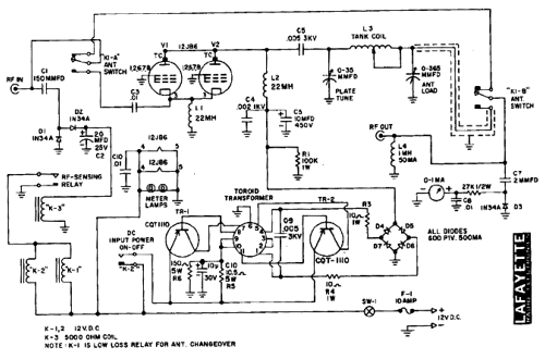 Mobile Linear Amplifier HA-250; Lafayette Radio & TV (ID = 2085680) Amateur-D