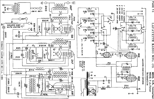 P.A. Tuner ; Lafayette Radio & TV (ID = 656837) Adapteur