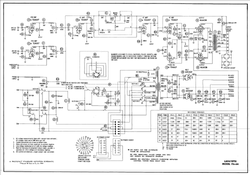 PA-64 ; Lafayette Radio & TV (ID = 638793) Ampl/Mixer