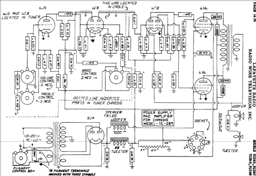 TC287; Lafayette Radio & TV (ID = 661350) Radio