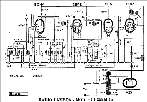 GL355-MD; Lambda - Olivieri e (ID = 953540) Radio