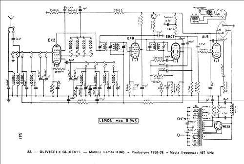 R945M Ch=R945; Lambda - Olivieri e (ID = 37284) Radio