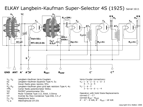 Elkay Super Selector 4-S; Langbein-Kaufman (ID = 799838) Radio