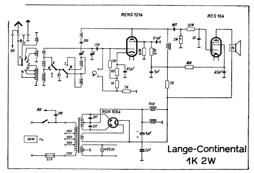 Continental 1K2 ; Lange GmbH, Johannes (ID = 1504979) Radio
