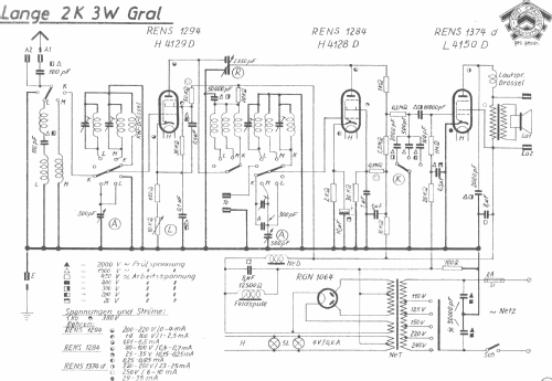 Gral 2K3W; Lange GmbH, Johannes (ID = 1074195) Radio