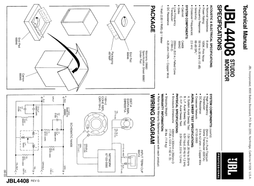 Loudspeaker System 4408; Lansing, James B. (ID = 2095692) Speaker-P