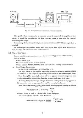 Audio Generator LAG-120A; Leader Electronics (ID = 2831630) Equipment