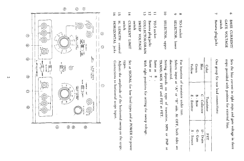 Curve Tracer LTC-905; Leader Electronics (ID = 2571552) Ausrüstung