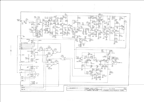 Digital Counter LDC-823A; Leader Electronics (ID = 1323791) Ausrüstung