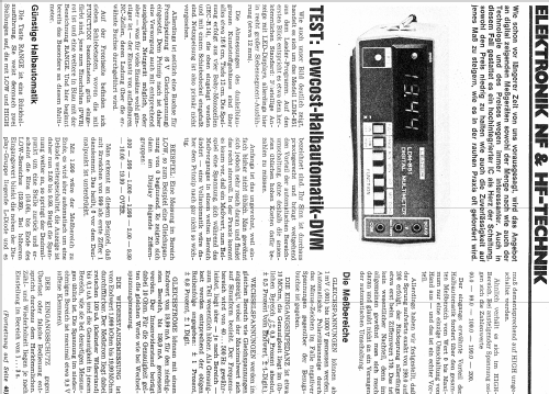 Digital-Multimeter LDM-851; Leader Electronics (ID = 783356) Equipment