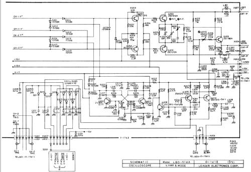Oscilloscope LBO-514A; Leader Electronics (ID = 724591) Equipment