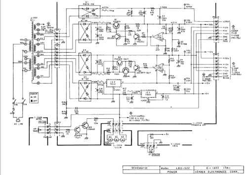 Oscilloscope 20MHz LBO-522; Leader Electronics (ID = 1030369) Equipment