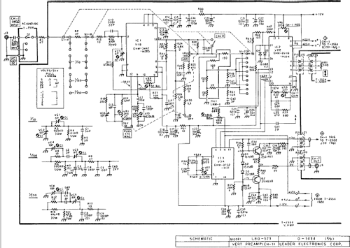 Oscilloscope LBO-523; Leader Electronics (ID = 1030386) Equipment