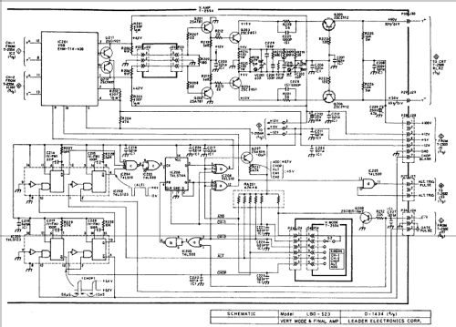 Oscilloscope LBO-523; Leader Electronics (ID = 1030388) Equipment
