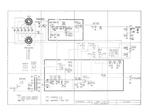 Signal Generator LSG-16; Leader Electronics (ID = 117863) Equipment