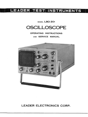 Synchroscope LBO-301; Leader Electronics (ID = 2831473) Equipment