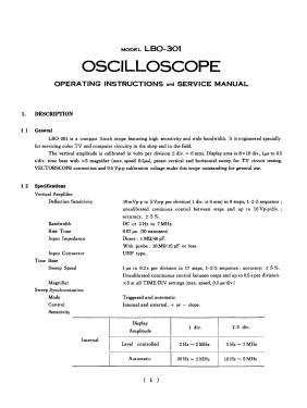 Synchroscope LBO-301; Leader Electronics (ID = 2831475) Equipment