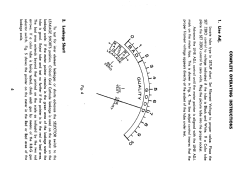 Picture Tube Analyzer CRT-100; Lectrotech Inc.; (ID = 1728599) Ausrüstung