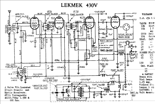430MV Ch= 430V; Lekmek Radio (ID = 755649) Radio