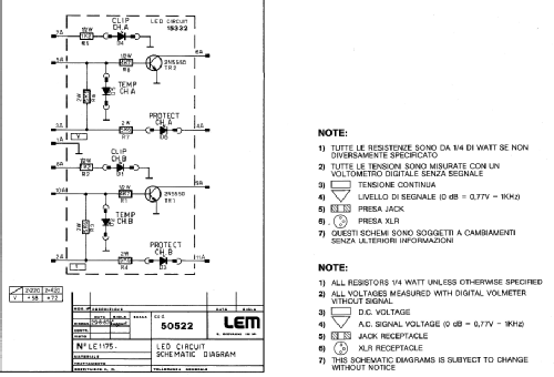 Power amplifier 2-120, 2-220, 2-420; LEM Professional (ID = 2189373) Ampl/Mixer
