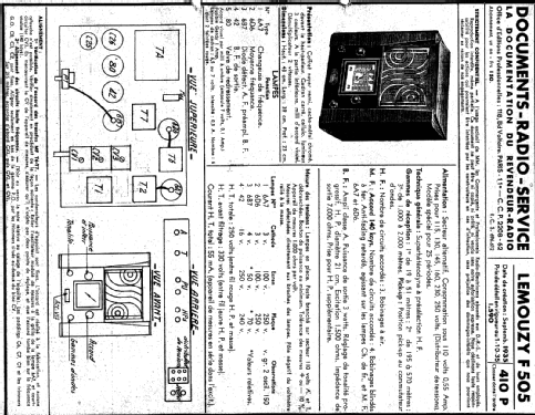 F505; Lemouzy; Paris (ID = 231185) Radio