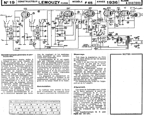 F65; Lemouzy; Paris (ID = 222416) Radio