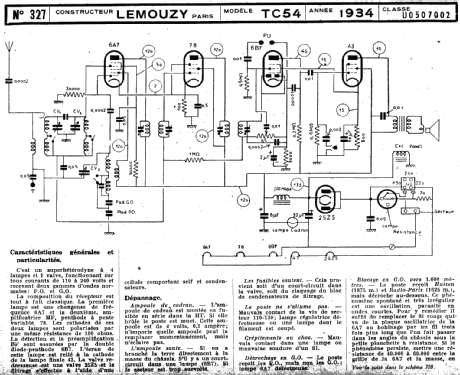 TC54; Lemouzy; Paris (ID = 218765) Radio