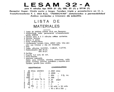 Permovar 32-A; Lesam; Buenos Aires (ID = 2519749) Kit