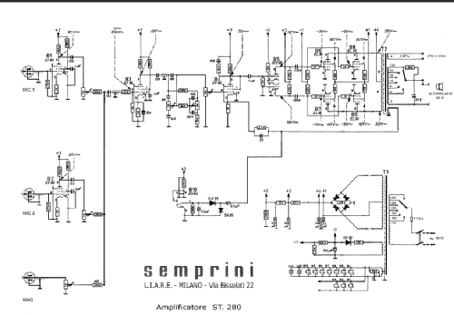 Semprini ST280; Liare, L.I.A.R.E. (ID = 2184318) Ampl/Mixer