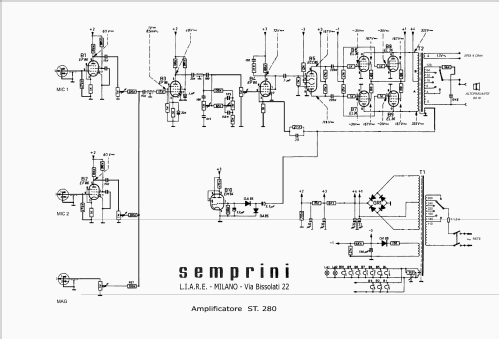 Semprini ST280M; Liare, L.I.A.R.E. (ID = 764762) Ampl/Mixer