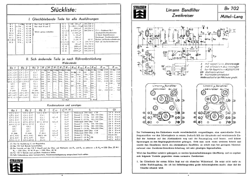 Limann Bandfilter Zweikreiser Bv 702; Strasser Spulen; (ID = 1501795) Kit